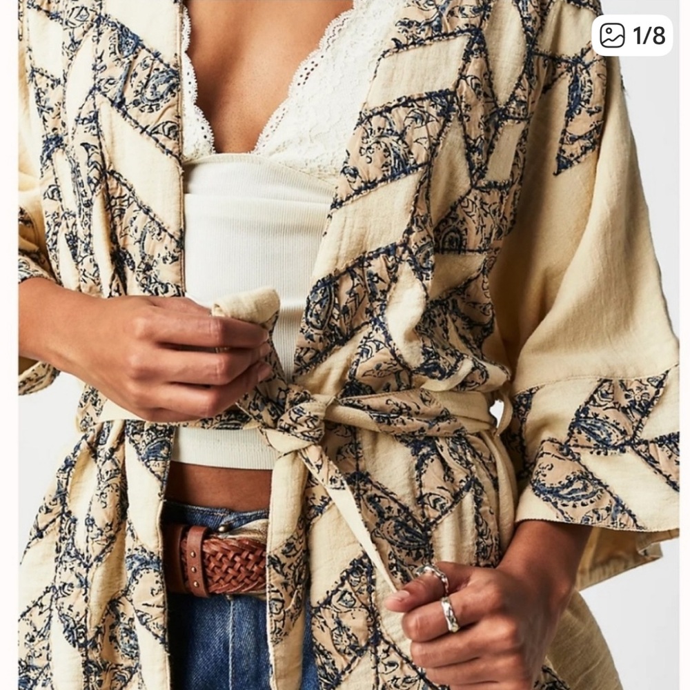 NWT Free People Thimbleweed Soft Wrap Jacket